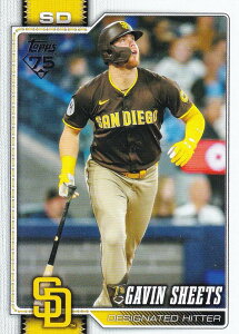 MLB �x�[�X�{�[���J�[�h 216 Gavin Sheets �T���f�B�G�S�E�p�h���X (BASE/BASE SET) 2026 Topps Series 1