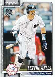 MLB �x�[�X�{�[���J�[�h 220 Austin Wells �j���[���[�N�E�����L�[�X (BASE/BASE SET) 2026 Topps Series 1