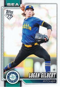 MLB �x�[�X�{�[���J�[�h 235 Logan Gilbert �V�A�g���E�}���i�[�Y (BASE/BASE SET) 2026 Topps Series 1