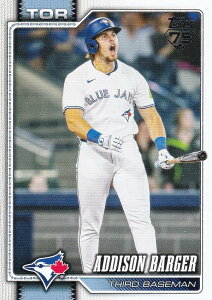 MLB �x�[�X�{�[���J�[�h 241 Addison Barger �g�����g�E�u���[�W�F�C�Y (BASE/BASE SET) 2026 Topps Series 1