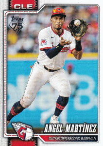 MLB �x�[�X�{�[���J�[�h 244 Angel Martinez �N���[�u�����h�E�K�[�f�B�A���Y (BASE/BASE SET) 2026 Topps Series 1