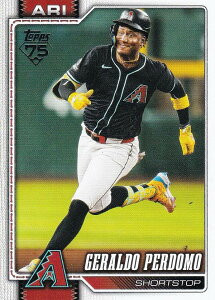 MLB �x�[�X�{�[���J�[�h 257 Geraldo Perdomo �A���]�i�E�_�C�������h�o�b�N�X (BASE/BASE SET) 2026 Topps Series 1