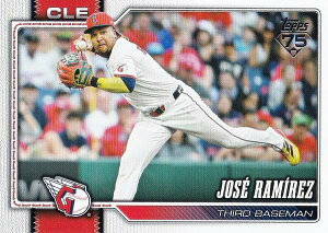 MLB �x�[�X�{�[���J�[�h 284 Jose Ramirez �N���[�u�����h�E�K�[�f�B�A���Y (BASE/BASE SET) 2026 Topps Series 1