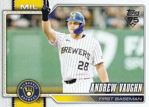 MLB �x�[�X�{�[���J�[�h 303 Andrew Vaughn �~���E�H�[�L�[�E�u�����[�Y (BASE/BASE SET) 2026 Topps Series 1