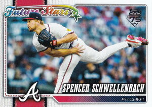 MLB �x�[�X�{�[���J�[�h 306 Spencer Schwellenbach �A�g�����^�E�u���[�u�X (BASE/BASE SET/Future Stars) 2026 Topps Series 1