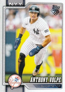MLB �x�[�X�{�[���J�[�h 308 Anthony Volpe �j���[���[�N�E�����L�[�X (BASE/BASE SET) 2026 Topps Series 1