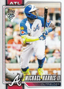 MLB �x�[�X�{�[���J�[�h 310 Michael Harris II �A�g�����^�E�u���[�u�X (BASE/BASE SET) 2026 Topps Series 1