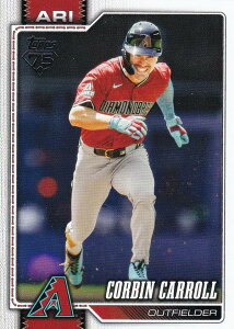 MLB �x�[�X�{�[���J�[�h 314 Corbin Carroll �A���]�i�E�_�C�������h�o�b�N�X (BASE/BASE SET) 2026 Topps Series 1