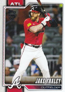 MLB �x�[�X�{�[���J�[�h 323 Jake Fraley �A�g�����^�E�u���[�u�X (BASE/BASE SET) 2026 Topps Series 1
