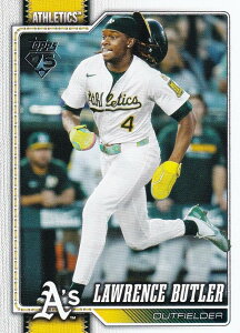 MLB �x�[�X�{�[���J�[�h 324 Lawrence Butler �A�X���`�b�N�X (BASE/BASE SET) 2026 Topps Series 1