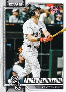 MLB �x�[�X�{�[���J�[�h 345 Andrew Benintendi �V�J�S�E�z���C�g�\�b�N�X (BASE/BASE SET) 2026 Topps Series 1