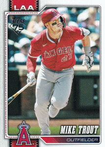 MLB �x�[�X�{�[���J�[�h 350 Mike Trout ���T���[���X�E�G���[���X (BASE/BASE SET) 2026 Topps Series 1