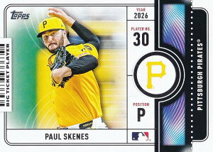 MLB �x�[�X�{�[���J�[�h BTP-14 Paul Skenes �s�b�c�o�[�O�E�p�C���[�c (INSERT/BIG TICKET PLAYERS) 2026 Topps Series 1