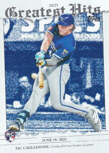 MLB �x�[�X�{�[���J�[�h GH-25 Jac Caglianone �J���U�X�V�e�B�E���C�����Y (INSERT/2025 GREATEST HITS/Rookie) 2026 Topps Series 1