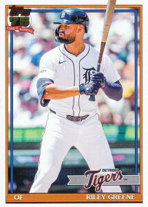 MLB �x�[�X�{�[���J�[�h T91-2 Riley Greene �f�g���C�g�E�^�C�K�[�X (INSERT/1991 TOPPS BASEBALL) 2026 Topps Series 1