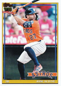 MLB �x�[�X�{�[���J�[�h T91-7 Jose Altuve �q���[�X�g���E�A�X�g���Y (INSERT/1991 TOPPS BASEBALL) 2026 Topps Series 1