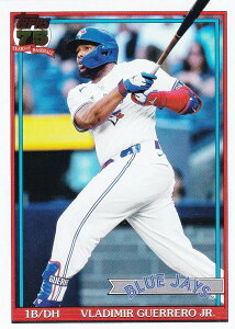 MLB �x�[�X�{�[���J�[�h T91-9 Vladimir Guerrero Jr. �g�����g�E�u���[�W�F�C�Y (INSERT/1991 TOPPS BASEBALL) 2026 Topps Series 1