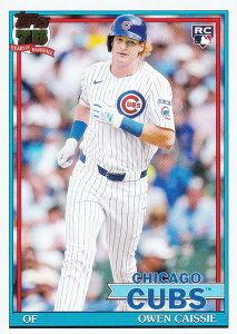 MLB �x�[�X�{�[���J�[�h T91-10 Owen Caissie �V�J�S�E�J�u�X (INSERT/1991 TOPPS BASEBALL/Rookie) 2026 Topps Series 1