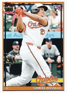 MLB �x�[�X�{�[���J�[�h T91-20 Samuel Basallo �{���`���A�E�I���I�[���Y (INSERT/1991 TOPPS BASEBALL/Rookie) 2026 Topps Series 1