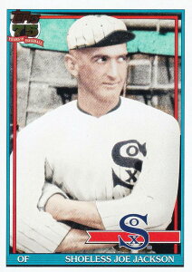 MLB �x�[�X�{�[���J�[�h T91-27 Shoeless Joe Jackson �V�J�S�E�z���C�g�\�b�N�X (INSERT/1991 TOPPS BASEBALL) 2026 Topps Series 1
