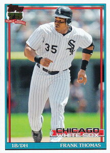 MLB �x�[�X�{�[���J�[�h T91-31 Frank Thomas �V�J�S�E�z���C�g�\�b�N�X (INSERT/1991 TOPPS BASEBALL) 2026 Topps Series 1