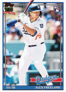 MLB �x�[�X�{�[���J�[�h T91-35 Alex Freeland ���T���[���X�E�h�W���[�X (INSERT/1991 TOPPS BASEBALL/Rookie) 2026 Topps Series 1