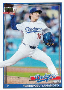 MLB �x�[�X�{�[���J�[�h T91-55 Yoshinobu Yamamoto ���T���[���X�E�h�W���[�X (INSERT/1991 TOPPS BASEBALL) 2026 Topps Series 1