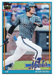 MLB �x�[�X�{�[���J�[�h T91-82 Juan Soto �j���[���[�N�E���b�c (INSERT/1991 TOPPS BASEBALL) 2026 Topps Series 1
