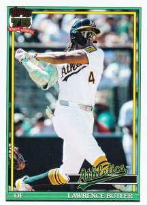 MLB �x�[�X�{�[���J�[�h T91-85 Lawrence Butler �A�X���`�b�N�X (INSERT/1991 TOPPS BASEBALL) 2026 Topps Series 1