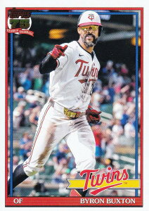 MLB �x�[�X�{�[���J�[�h T91-92 Byron Buxton �~�l�\�^�E�c�C���Y (INSERT/1991 TOPPS BASEBALL) 2026 Topps Series 1