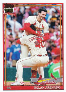MLB �x�[�X�{�[���J�[�h T91-95 Nolan Arenado �Z���g���C�X�E�J�[�W�i���X (INSERT/1991 TOPPS BASEBALL) 2026 Topps Series 1