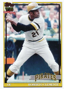 MLB �x�[�X�{�[���J�[�h T91-99 Roberto Clemente �s�b�c�o�[�O�E�p�C���[�c (INSERT/1991 TOPPS BASEBALL) 2026 Topps Series 1