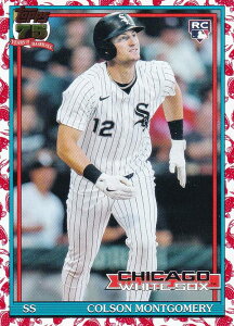 MLB �x�[�X�{�[���J�[�h T91-4 Colson Montgomery �V�J�S�E�z���C�g�\�b�N�X (INSERT/1991 TOPPS BASEBALL Koi Fish/Rookie) 2026 Topps Series 1