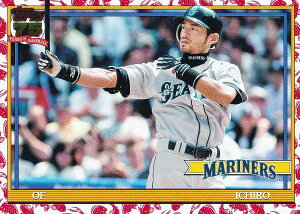 MLB �x�[�X�{�[���J�[�h T91-33 Ichiro �V�A�g���E�}���i�[�Y (INSERT/1991 TOPPS BASEBALL Koi Fish) 2026 Topps Series 1