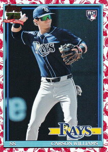 MLB �x�[�X�{�[���J�[�h T91-38 Carson Williams �^���p�x�C�E���C�Y (INSERT/1991 TOPPS BASEBALL Koi Fish/Rookie) 2026 Topps Series 1