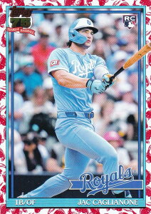 MLB �x�[�X�{�[���J�[�h T91-42 Jac Caglianone �J���U�X�V�e�B�E���C�����Y (INSERT/1991 TOPPS BASEBALL Koi Fish/Rookie) 2026 Topps Series 1