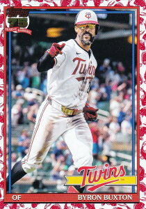 MLB �x�[�X�{�[���J�[�h T91-92 Byron Buxton �~�l�\�^�E�c�C���Y (INSERT/1991 TOPPS BASEBALL Koi Fish) 2026 Topps Series 1