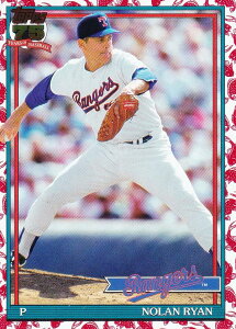 MLB �x�[�X�{�[���J�[�h T91-97 Nolan Ryan �e�L�T�X�E�����W���[�Y (INSERT/1991 TOPPS BASEBALL Koi Fish) 2026 Topps Series 1