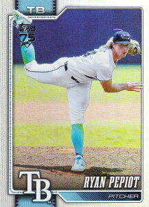 �y���C���{�[�t�H�C���zMLB �x�[�X�{�[���J�[�h 313 Ryan Pepiot �^���p�x�C�E���C�Y (BASE/BASE SET) 2026 Topps Series 1