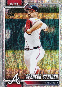 �y�z���t�H�C���zMLB �x�[�X�{�[���J�[�h 79 Spencer Strider �A�g�����^�E�u���[�u�X (BASE/BASE SET) 2026 Topps Series 1