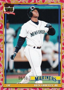 �y08/50 �S�[���h�zMLB �x�[�X�{�[���J�[�h T91-45 Ken Griffey Jr. �V�A�g���E�}���i�[�Y (INSERT/1991 TOPPS BASEBALL Koi Fish) 2026 Topps Series 1