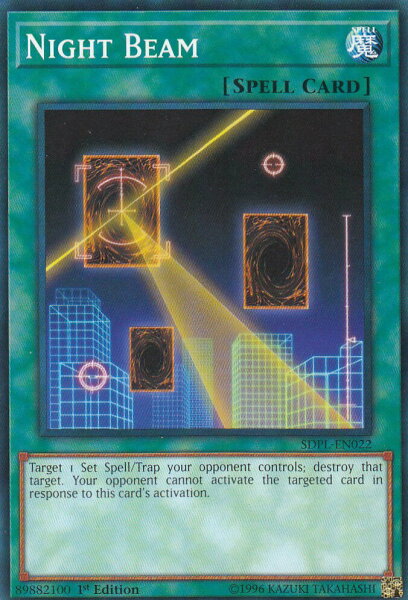 遊戯王 SDPL-EN022 ナイト・ショット Night Beam (英語版 1st Edition ノーマル) Powercode Link Structure Deck