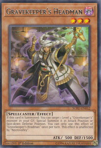 �V�Y�� SOFU-EN012 ���̐_�E Gravekeeper's Headman (�p��� 1st Edition ���A) Soul Fusion Pack