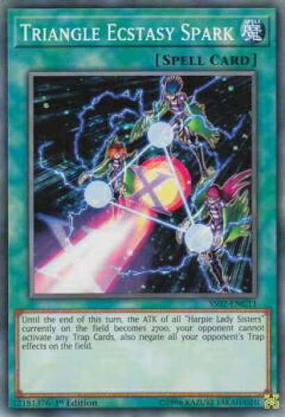遊戯王 SS02-ENC11 トライアングル・X・スパーク Triangle Ecstasy Spark (英語版 1st Edition ノーマル) Speed Duel Starter Decks: Duelists of Tomorrow