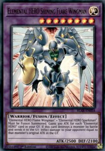 �V�Y�� BLAR-EN054 E�EHERO �V���C�j���O�E�t���A�E�E�B���O�}�� Elemental HERO Shining Flare Wingman (�p��� 1st Edition �E���g�����A) Battles of Legend: Armageddon