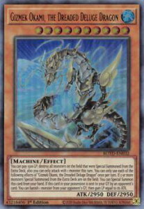 �V�Y�� ROTD-EN032 �@�I�C-���Ō�ÉH_ Gizmek Okami, the Dreaded Deluge Dragon (�p��� 1st Edition �E���g�����A) Rise of the Duelist