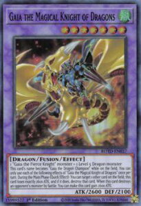 �V�Y�� ROTD-EN037 �������R�m�K�C�A Gaia the Magical Knight of Dragons (�p��� 1st Edition �X�[�p�[���A) Rise of the Duelist