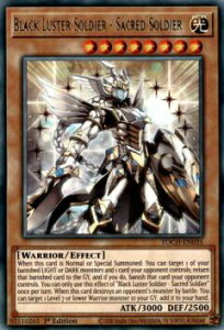 �V�Y�� TOCH-EN035 ����m�J�I�X�E�\���W���[ Black Luster Soldier - Sacred Soldier (�p��� 1st Edition ���A) Toon Chaos