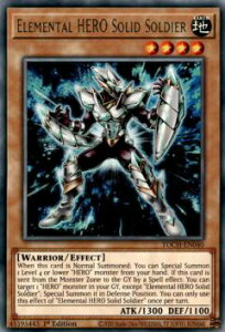 �V�Y�� TOCH-EN040 E�EHERO �\���b�h�}�� Elemental HERO Solid Soldier (�p��� 1st Edition ���A) Toon Chaos