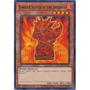 �V�Y�� MAGO-EN113 �Ɖ΂̌��E�� Barrier Statue of the Inferno (�p��� 1st Edition ���A) Maximum Gold